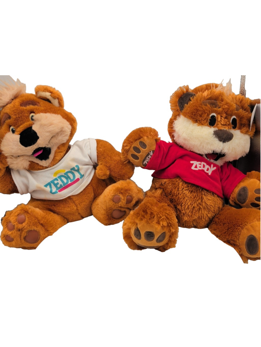 Zellers Store Mascot Zeddy Bear Plush 13" Toy Cuddle Wit 1989 & Remake 2018